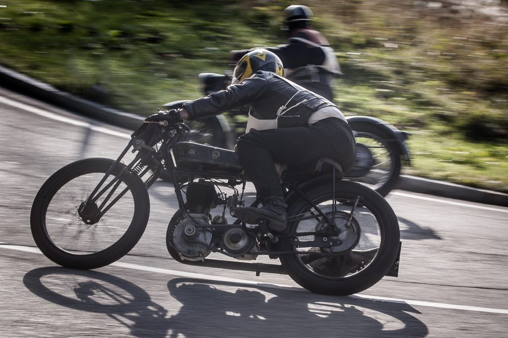 Die historischen Motorräder sind eines der vielen Highlights beim Edelweiß-Bergpreis.
