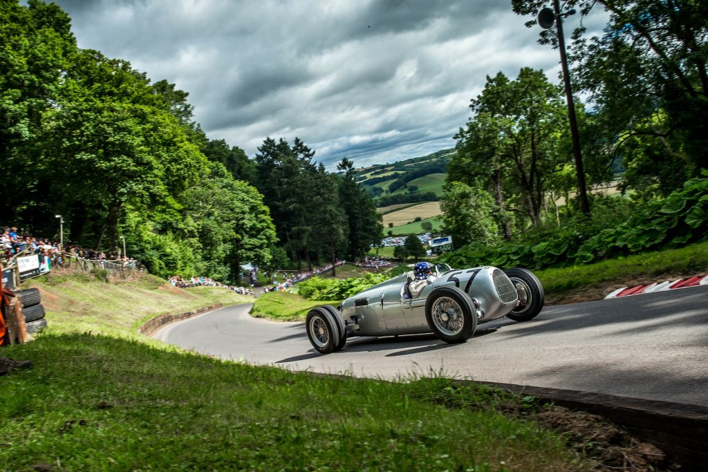 Audi Tradition brought an Auto Union Type C racing car to the Grossglockner Grand Prix in 2017.