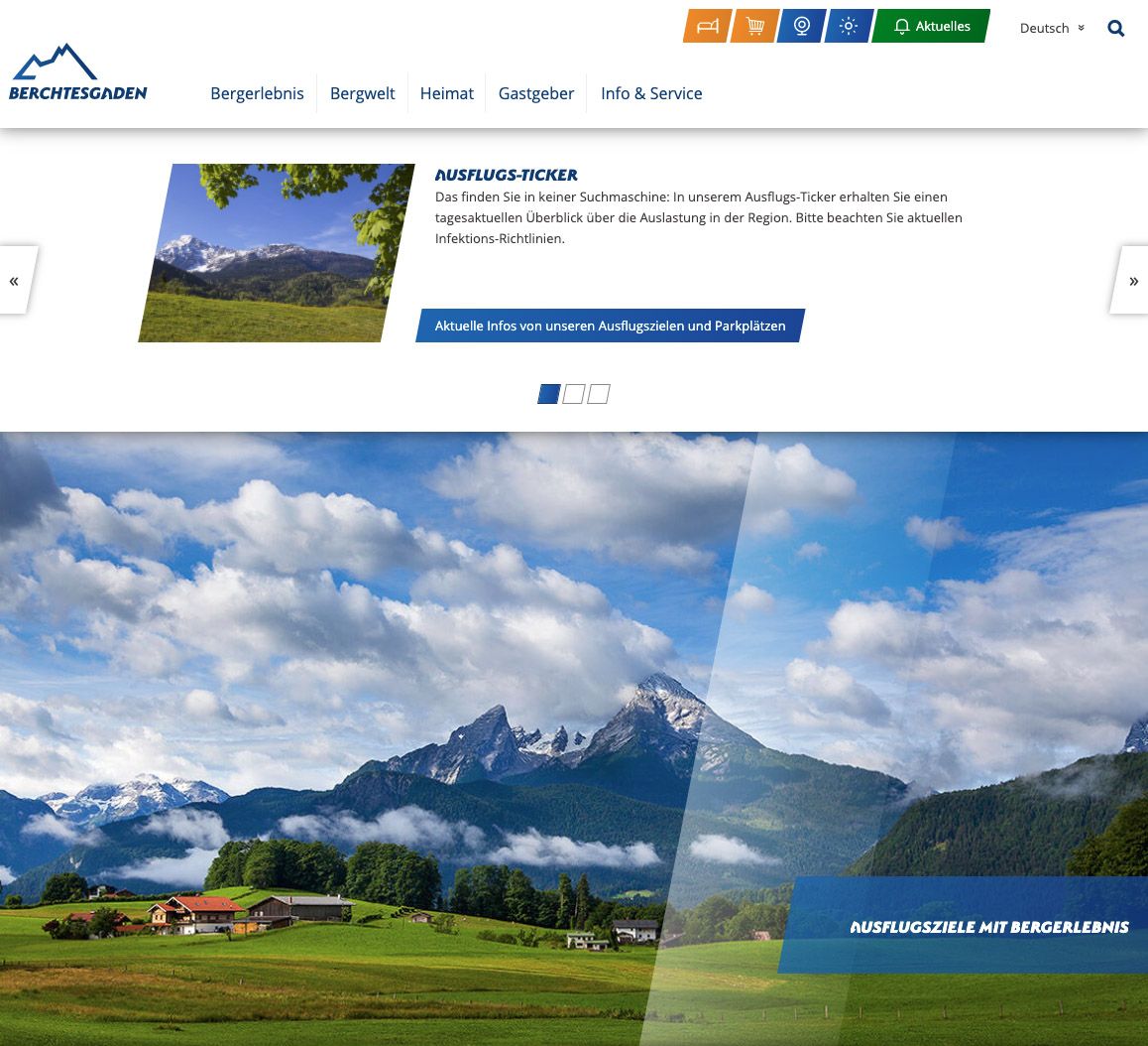 Berchtesgaden Tourismus Website